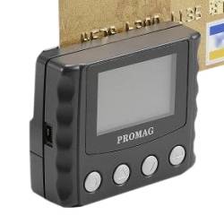 Promag MSR120 - Mobile Data Collector - Portable magnetic stripe reader with LCD for data collection / verification